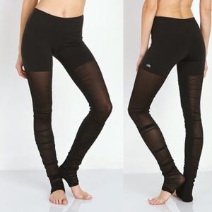 alo yoga Mesh Goddess Legging Black